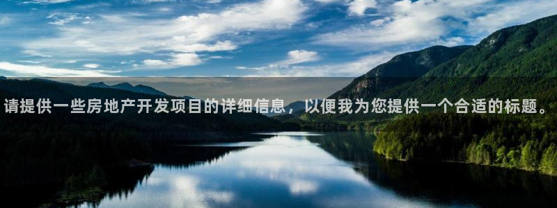 和记官网登录入口：请提供一些房地产开发项目的详细信息，以便我