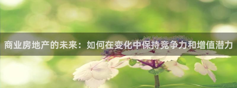 和记怡情博娱中国官网：商业房地产的未来：如何在变化中保持竞争