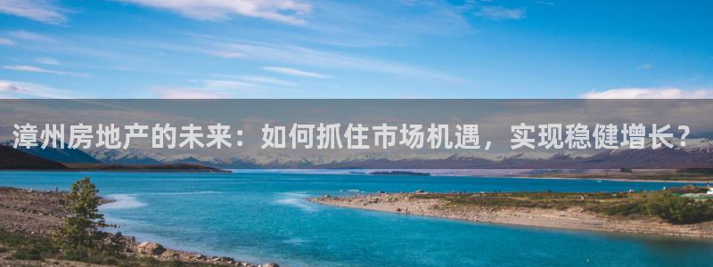 和记黄埔武汉官网：漳州房地产的未来：如何抓住市场机遇，实现稳