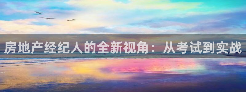 和记官网app：房地产经纪人的全新视角：从考试到实战