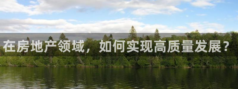 和记娱乐旗舰官网：在房地产领域，如何实现高质量发展？