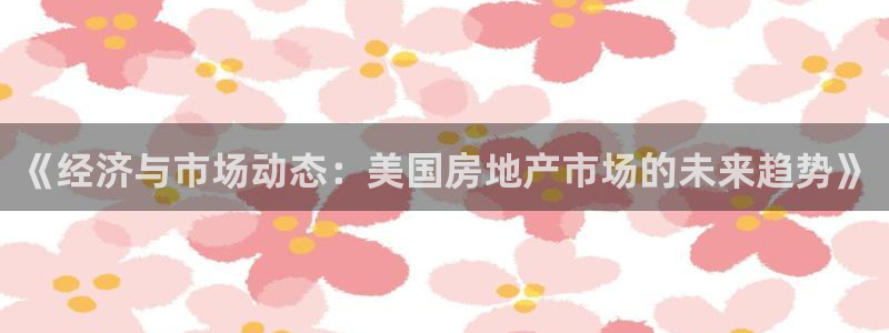 和记官网加盟：《经济与市场动态：美国房地产市场的未来趋势》