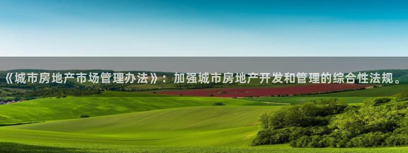 香港和记电讯公司官网：《城市房地产市场管理办法》：加强城市房