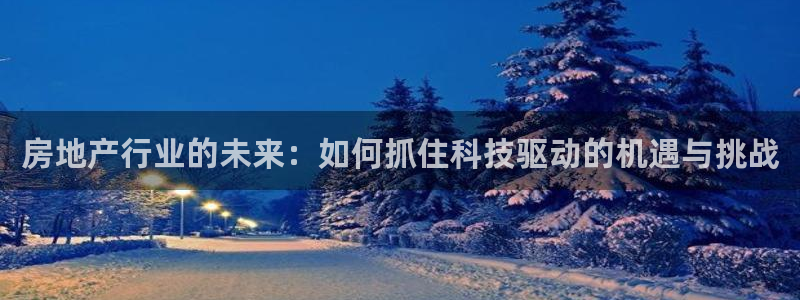 和记娱真好h88285官网：房地产行业的未来：如何抓住科技驱