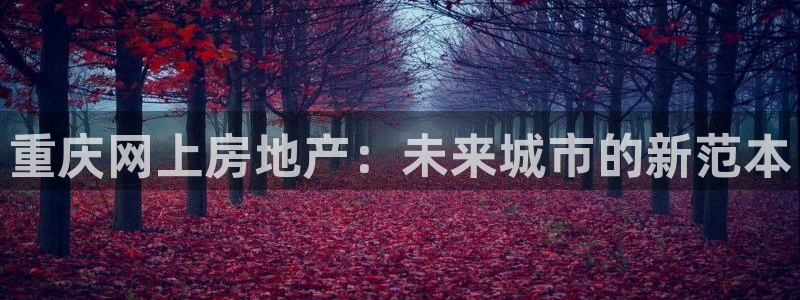 和记娱答疑h88285官网：重庆网上房地产：未来城市的新范本
