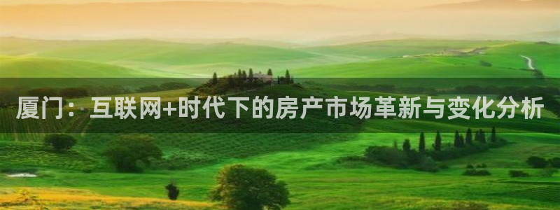 和记隆官网：厦门：互联网+时代下的房产市场革新与变化分析