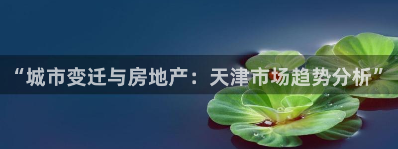 和记电讯three官网：“城市变迁与房地产：天津市场趋势分析