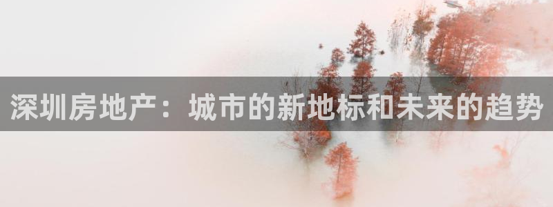 和生记官网：深圳房地产：城市的新地标和未来的趋势