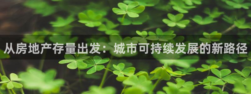 香港和记电讯公司官网：从房地产存量出发：城市可持续发展的新路