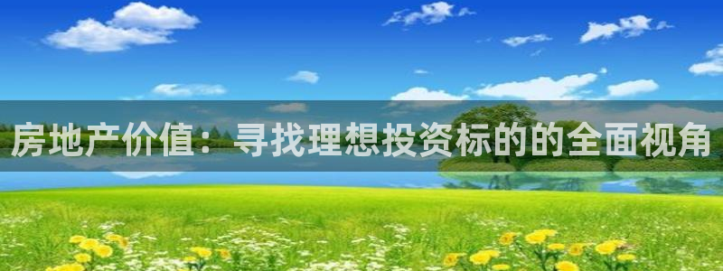 和记黄埔 官网：房地产价值：寻找理想投资标的的全面视角