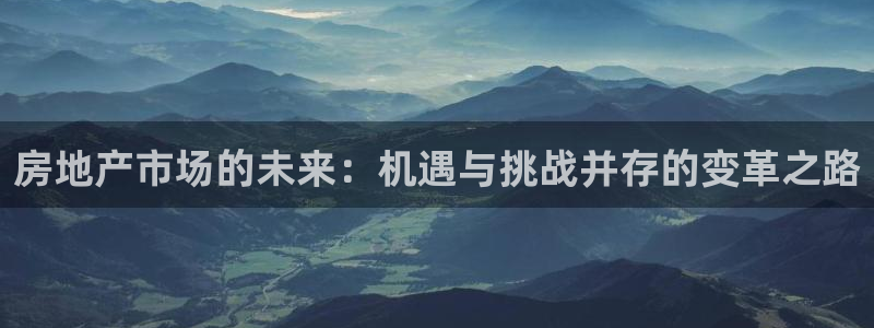 和记大合城dk2官网：房地产市场的未来：机遇与挑战并存的变革